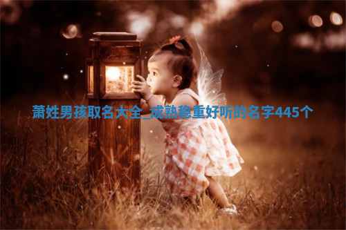 萧姓成熟稳重的男孩名字